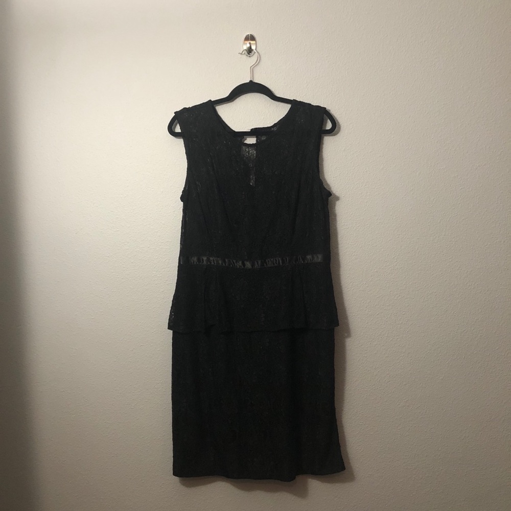 Lace Peplum Dress